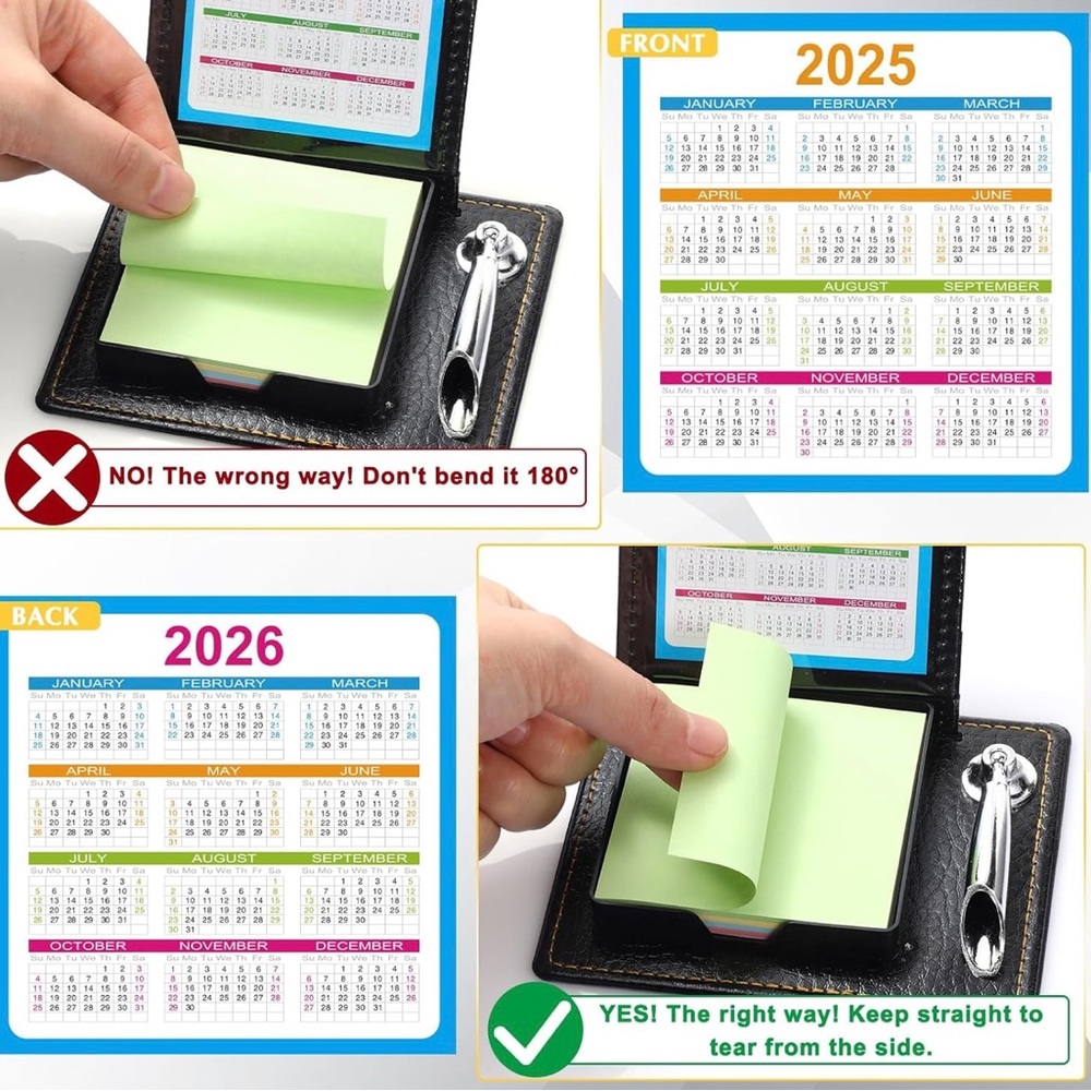 Buyer Appreciation - Black and Gold NWT Sticky Note & Pen Holder w/ 2 Extra Pads - Picture 5 of 13